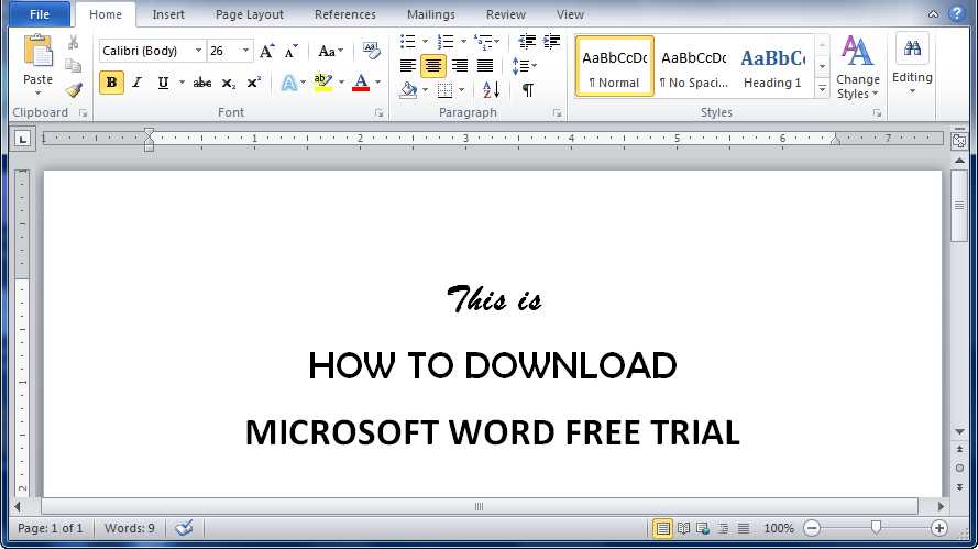 free microsoft word trial for mac download